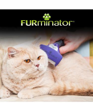 Furminator Deshedding Tool for Medium & Large Short-Haired Cats - Enhanced Cat Brush for Undercoat Removal 2.0 - Buy Online on SooperMarket.com