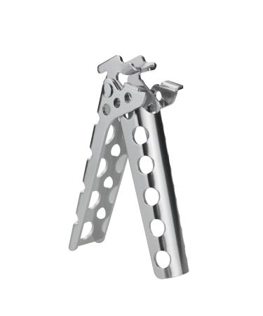 Cyberone Aluminum Bowl Pot Gripper Pan Gripper Hot Dish Plate Holder Pot Holder Lifter Clip Clamp for Outdoor Cooking Camping Picnic BBQ Length 4.9" 1pc