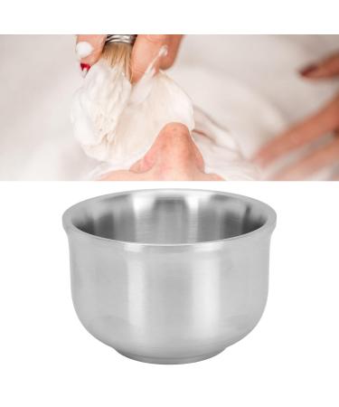 Professional Shaving Foam Mug - Portable Stainless Steel Shaving Bowl for Home & Travel - Buy Online on SooperMarket.com