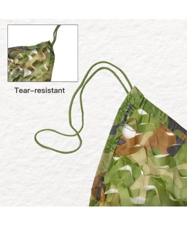 LOOGU Custom Woodland Camo Netting - Military Grade Hunting and Camping Camouflage Net - Various Size Options Available - Buy Online on SooperMarket.com