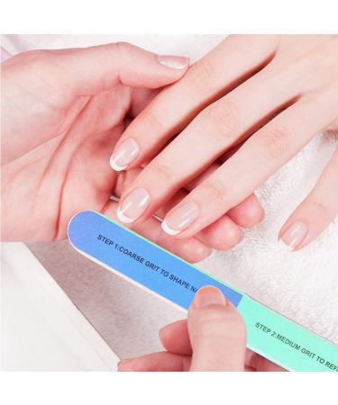 Colorful Multiple Side Nail Art Manicure Pedicure Tool Sanding Sponge Files Buffer Polisher Smooth and Shiny Your Nails in All Directions Without Damaging The Nail - Buy Online on SooperMarket.com