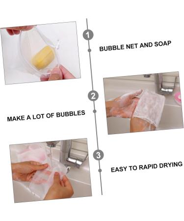 FOYTOKI 160 Pcs Soap Bag Soap Net Soap Bags Mesh Foaming Net Mesh Cosmetic Bag Facial Scrubber Face Nylon - Buy Online on SooperMarket.com