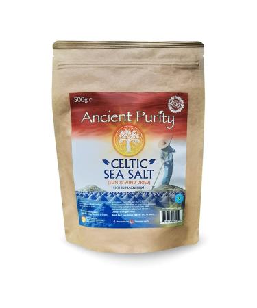 Celtic Sea Salt "Natural Real Grey Salt" 500g (Magnesium Rich) heart health