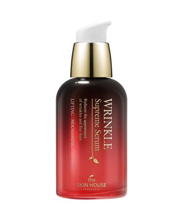 The Skin House Wrinkle Supreme Serum (1.69 fl.oz/50ml) ginseng serum for firming&lifting/Wrinkle serum Korean Skincare 1.7 Fl Oz (Pack of 1)