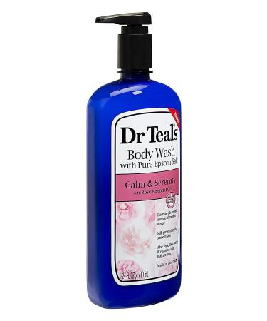 Dr Teal's Rose & Milk Body Wash - Luxurious Scented Cleanser for Soft Skin - Buy Online on SooperMarket.com