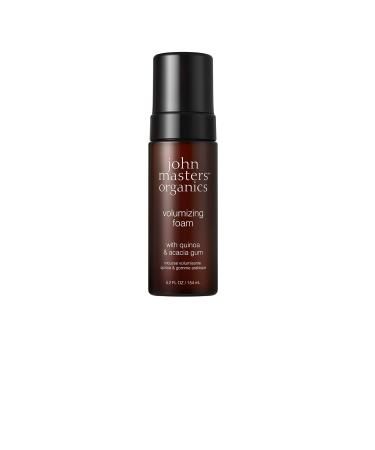 John Masters Organics Volumizing Foam 5.2 oz | 70%+ Organic Ingredients | Non-Aerosol | Long-lasting Hold | Cruelty-Free