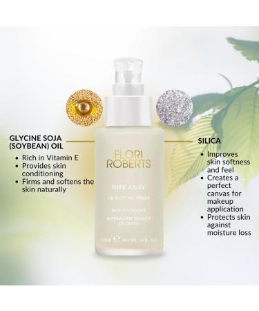 Shine Away Oil Blotting Primer by Flori Roberts | Long-Lasting Oil & Shine Control for Women of Color | Flawless Complexion - Buy Online on SooperMarket.com