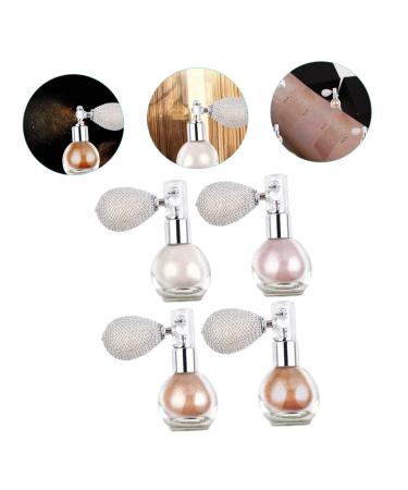 NOLITOY Women Highlighter Spray - 4pcs Body Glitter - Flashing Cosmetic Makeup - Buy Online on SooperMarket.com