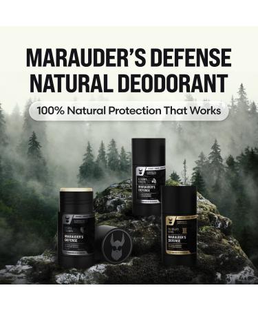 The Beard Struggle Marauder's Defense Natural Deodorant - Charcoal Infused - Aluminum Free - 2.65 oz - Buy Online on SooperMarket.com