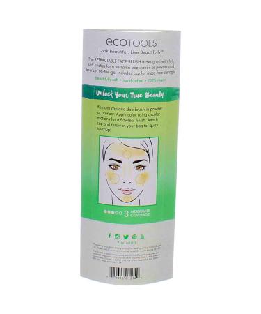 EcoTools Retractable Face Brush - Eco-Friendly Makeup Brush for Flawless Application - Buy Online on SooperMarket.com