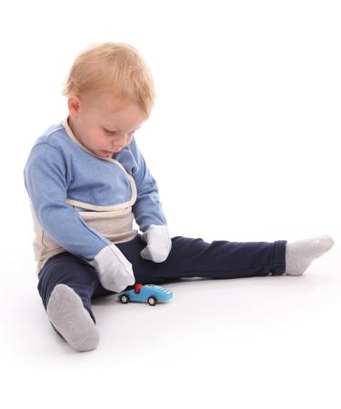 ScratchSleeves | Stay-on Scratch Mitts for Itchy Toddlers | Blue, 9-12 Months - Buy Online on SooperMarket.com