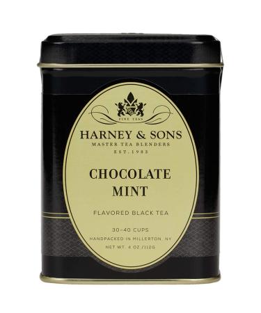 Harney & Sons Black Tea Chocolate Mint 4 oz - Premium Gourmet Tea - Buy Online on SooperMarket.com