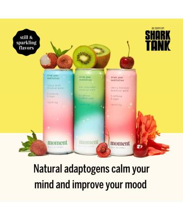 Moment Botanical Drink - SPARKLING Combo Variety (12-pack) with Adaptogens and Nootropics for Focus & Stress Relief. No Added Sugar, No Caffeine. Keto-Friendly and Low Calorie - Buy Online on SooperMarket.com