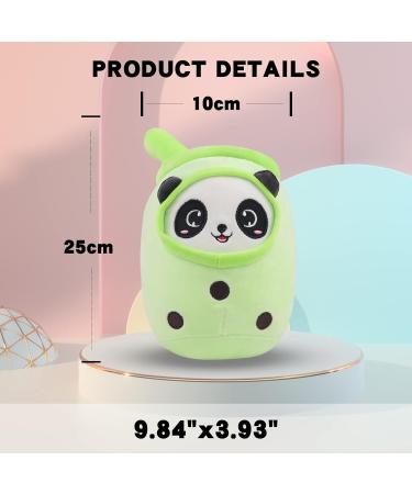 Anboor Bubble Tea Plush Pillow - Green 25cm | Soft Boba Stuffed Toy for Kids | Cute Big Stuffed Animal Gift - Buy Online on SooperMarket.com