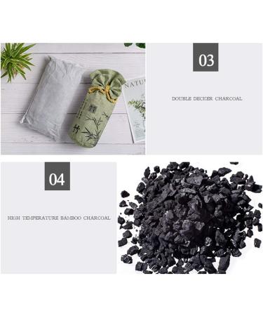 Bamboo Coal Air Purification Bags - Activated Carbon Smell Absorbers & Moisture Eliminators (4 Pack 250g) for Home & Car - Eco-Friendly Fresheners - Buy Online on SooperMarket.com