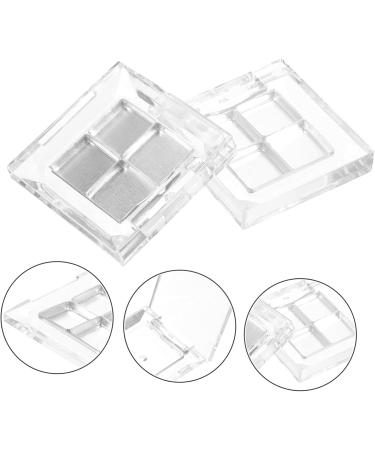 Hemoton 2 Sets Eyeshadow Eye Shadow Empty Blusher Pans Lipstick Cases Blush Palette Lipstick Box Square - Buy Online on SooperMarket.com