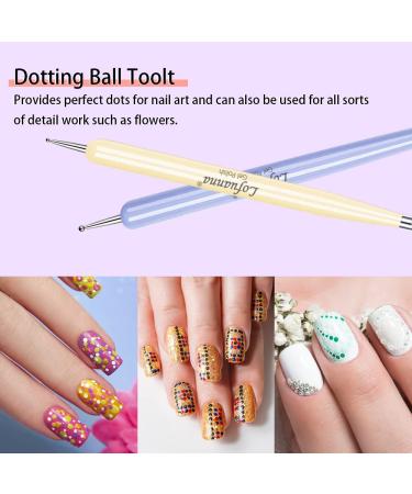Nail Art Brushes Set - 6Pcs for Nail Tips Design with Poly Gel, Acrylic Brushes, Painting Drawing Pen Kit - Salon/Home Use - Buy Online on SooperMarket.com