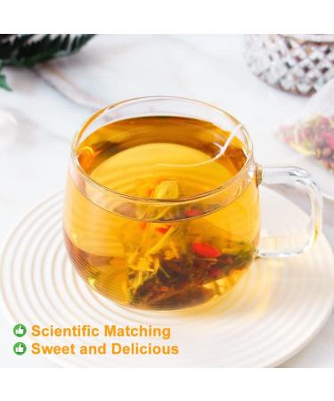 Plant Gift Bamboo Leaf Chrysanthemum Cassia Seed Tea Bag 8.81oz (5g*50bags) Osmanthus Chinese Pure Natural Health Care Mixed Tea Combination of Floral Tea 250g 1UK-GE049 - Buy Online on SooperMarket.com