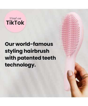 Tangle Teezer Hairbrush - Ultimate Finisher for All Hair Types | Rosa Pink | Adds Volume Smoothness and Shine | International Shipping Available - Buy Online on SooperMarket.com