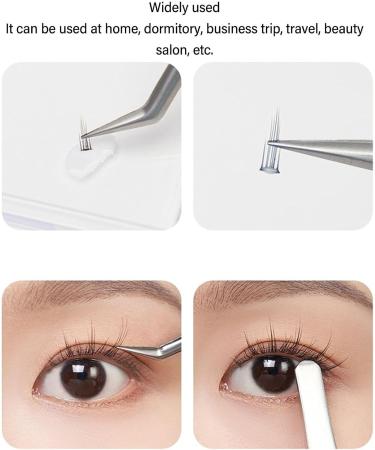DIY Eyelash Appliances Tool Set - Premium Eyelash Tweezers Stainless Steel Scissors & Cluster Tweezers for Extensions - Enhance Your Beauty! - Buy Online on SooperMarket.com