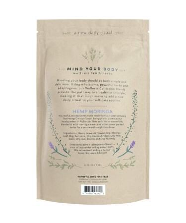 Harney & Sons Hemp Moringa Deep Sleep Tea 10 oz - Natural Relaxation Herbal Blend - Buy Online on SooperMarket.com