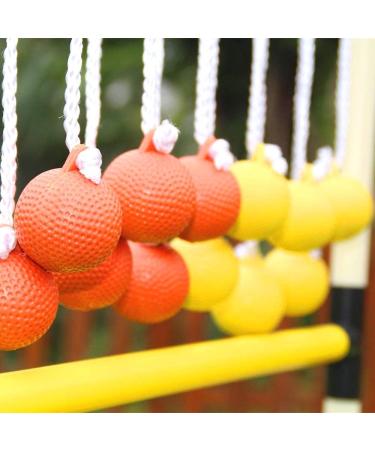 Keehoo Ladder Toss Replacement Balls - 6 Pack Soft Golf Balls for Kids - Orange and Yellow - Buy Online on SooperMarket.com