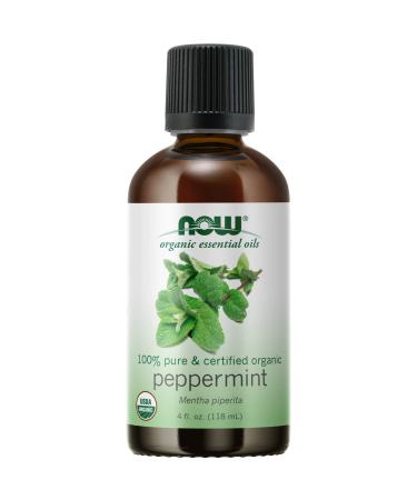 Now Foods Organic Essential Oils Peppermint 4 fl oz (118 ml)
