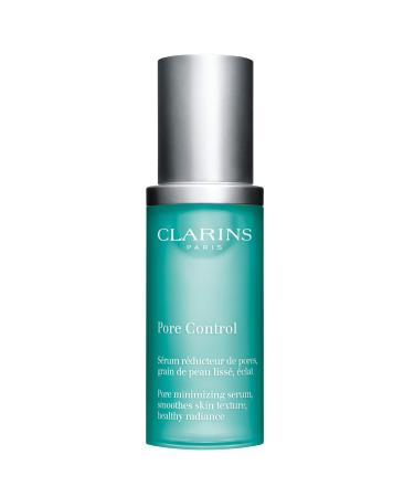 Clarins Pore Control Serum | Visibly Tightens Pores | Smoothes Refines and De-Shines | Renews Radiance | Look and Size Of Pores Is Visibly Minimized* | Naturally Exfoliating Ingredients | 1 Fl Oz