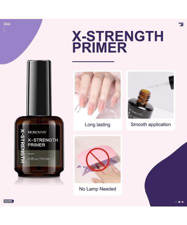 Movoran Acrylic Nail Kit for Beginners - 3 Colors Powder & Liquid Set with Brush Cleaner - Ideal for Nail Extension - Professional Nail Kit for Everything - Buy Online on SooperMarket.com