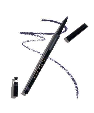 LAURA GELLER NEW YORK INKcredible Gel Eyeliner - Indigo Night - Waterproof Smudge-proof Eyeliner Pencil - Built in Sharpener 07 Indigo Night