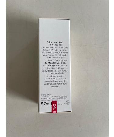 Dr. Biechele Just Dry Antiperspirant - Long-Lasting Medical Sweat Protection - 50ml - Perfume & Alcohol-Free - Buy Online on SooperMarket.com