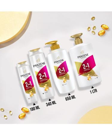 Buy Pantene 2 in 1 Anti Hair Fall Shampoo + Conditioner - 340 ml | Best International Shipping - Buy Online on SooperMarket.com