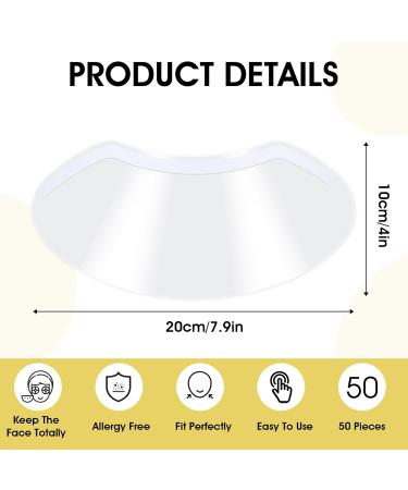 Thinp 50pcs Shower Face Eye Shields - Clear Waterproof Adult Shower Visors for Makeup Protection Hairspray & Eyelid Aftercare - Buy Online on SooperMarket.com