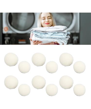 6 Pack Reusable Wool Dryer Balls Fabric Softener Static Reducer Skin-Friendly for Washing Clothes.(6CM) - Buy Online on SooperMarket.com