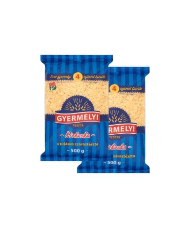 Gyermelyi Mini Squers Pasta (Kiskocka) 500g Pack of 2