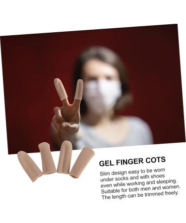 FOMIYES 2 Pairs Silicone Gel Finger Guard Sleeves for Toe Blister Protection - Buy Online on SooperMarket.com