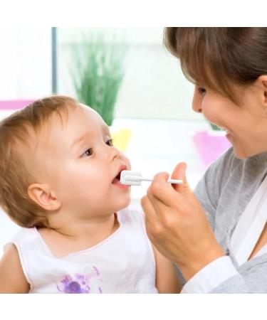 Shenrongtong Baby Tongue Cleaner 30-Piece Portable Oral Gauze for Teething | Flexible Toothbrush Tongue Cleaner - Buy Online on SooperMarket.com