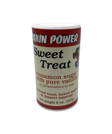 Cajun Power Sweet Treat Powder Toppings - Cinnamon Sugar and Chocolate Sugar (8oz, Pack of 2) - Buy Online on SooperMarket.com