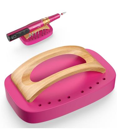 YBLNTEK Cordless Nail Drill Holder Stand Wooden Nail Drill Bits Holder Cuticle Remover Drill Bits Holder Electric Nail File Bits Stand Organizer for Manicure Pedicure Tools Nail Salon Home - Buy Online on SooperMarket.com