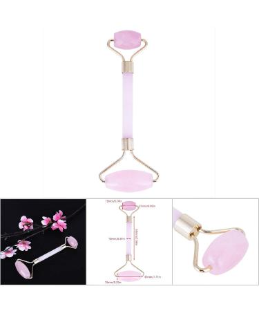 Buy Jade Roller & Rose Quartz Face Massage Roller - Slimming Beauty Tool for Glowing Skin - Buy Online on SooperMarket.com