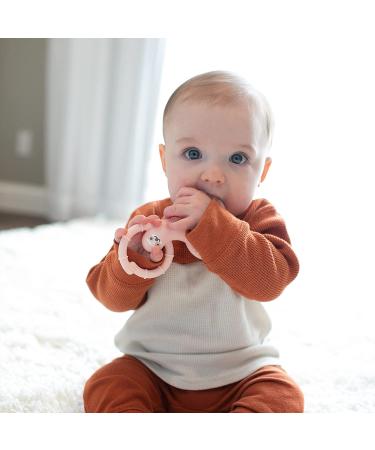 Dr. Brown's Baby Pacifier 0-6m with Soft Lovey Sloth and Teether - Pink - Buy Online on SooperMarket.com