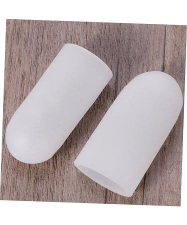 8 Pairs Silicone Gel Toe Protectors & Separators for Blisters, Bunions, and Straightening - White Headgear Orthopedic Design - Buy Online on SooperMarket.com