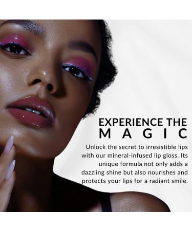 Flori Roberts Mineral Base Lip Shine - Vibrant Lip Gloss for Women of Color Non-Sticky Long Wear High Shine Finish in Copper - Buy Online on SooperMarket.com
