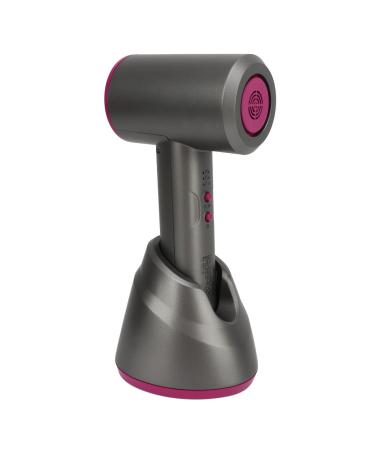 Hairdryer 100 240V Hot and Cold Air Buttons Cordless Hair Dryer Simplified Plug Rechargeable for Camping or Business Travel US Plug