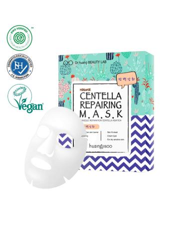 Huangjisoo Centella Repairing Beauty Mask - 1 Sheet (25ml) for Skin Repair & Hydration - Buy Online on SooperMarket.com