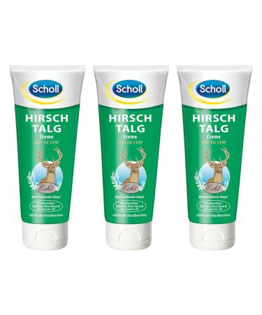 Scholl Deer Tallow Cream 300ml (3 x 100ml) 100 ml (pack of 3)