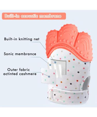 Bite Glove for Babies - Food-Safe Silicone Scratch Protection Pain Relief 2-Pack in Orange - Buy Online on SooperMarket.com