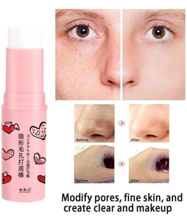 Invisible Pore Primer Stick Pore Eraser Waterproof Base Oil Primer Makeup Primer Isolation Lines Fine Face Makeup - Buy Online on SooperMarket.com
