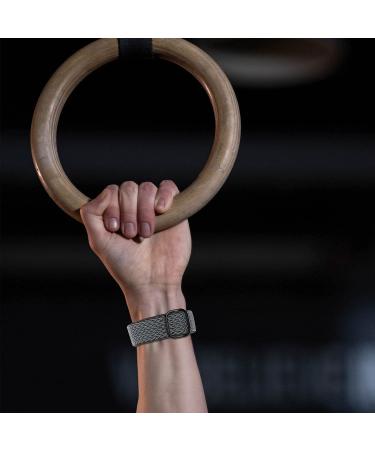 Krudary 3 Pack Adjustable Elastic Band for Amazfit GTS/Bip/Bip S - Soft Stretch Nylon Loop Bracelet Strap Replacement in Black, Green, Grey - Buy Online on SooperMarket.com