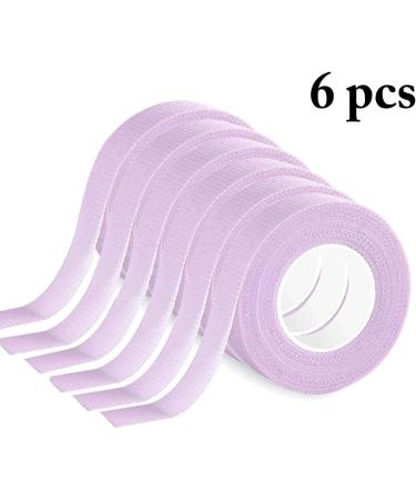 Breathable Eyelash Adhesive Tape - 6 Rolls of 29ft Self-Sticking Makeup Tapes for Beauty Salons | International Shipping Available - Buy Online on SooperMarket.com